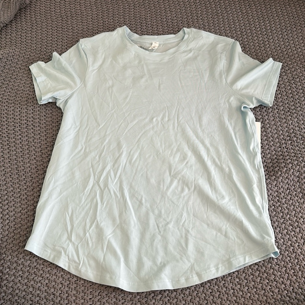 lululemon, teal shirt, size 4